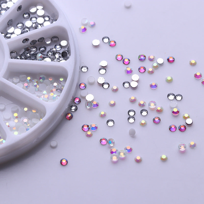 HKM-333715 Resin Nail Art Stickers for Unique Diamond Jewelry Decor