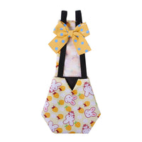 HKM-269587 Pet Diapers for Chickens, Ducks, and Geese - Polyester Material in Pink, Purple, and Yellow Colors