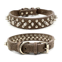 HKM-065875 Adjustable PU Pet Collar for Dogs - Multiple Sizes Available
