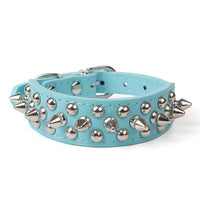 HKM-065875 Adjustable PU Pet Collar for Dogs - Multiple Sizes Available