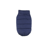 HKM-602195 Winter-Ready Cotton Vest for Small to Medium Dogs in Red, Navy Blue, and Brown