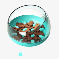 HKM-829203 Space Capsule Slow Feed Dog Bowl – Non-Slip, Easy to Clean, Durable Design for Healthy Eating