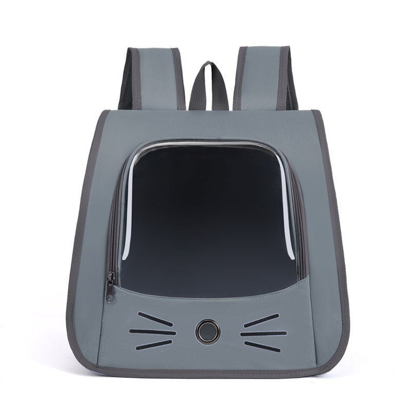 HKM-806163 Portable Cat and Small Dog Carrier Backpack – Breathable Travel Bag for Outdoor Adventures