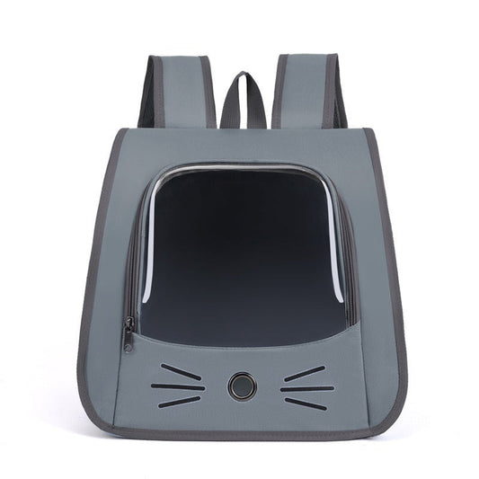 HKM-806163 Portable Cat and Small Dog Carrier Backpack – Breathable Travel Bag for Outdoor Adventures
