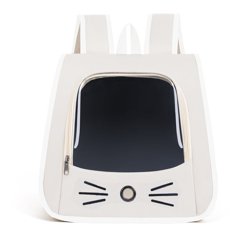 HKM-806163 Portable Cat and Small Dog Carrier Backpack – Breathable Travel Bag for Outdoor Adventures
