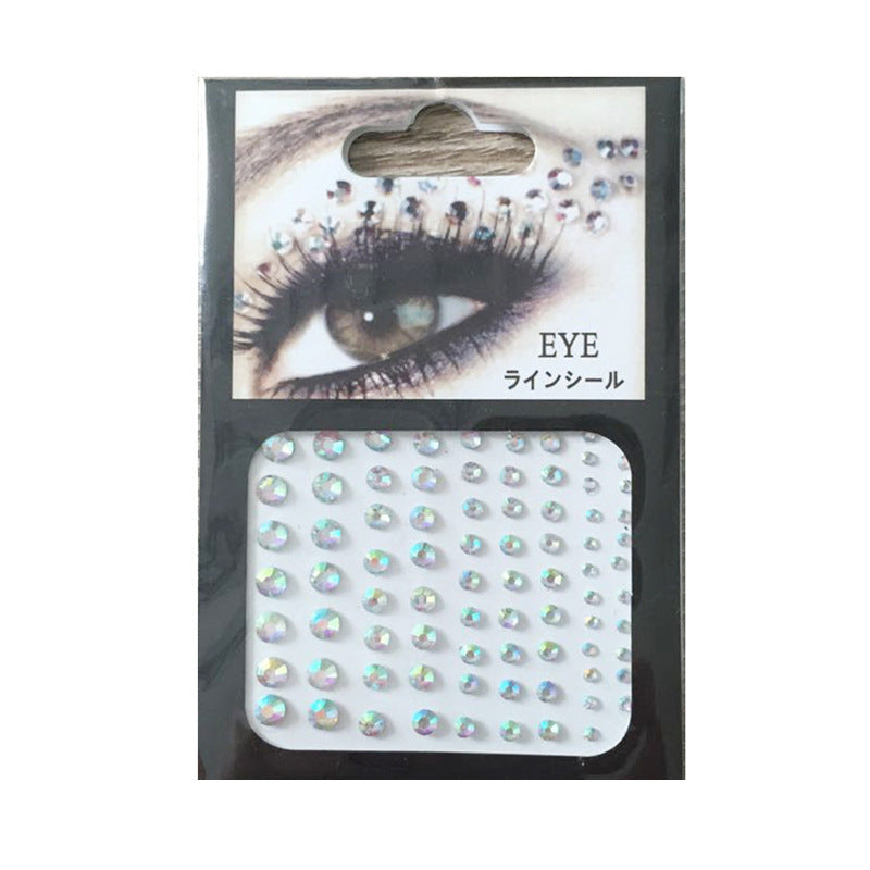 HKM-784147 Temporary Glitter Eye Makeup Stickers with Sequin Design for Children’s Shows