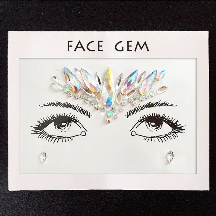 HKM-784147 Temporary Glitter Eye Makeup Stickers with Sequin Design for Children’s Shows