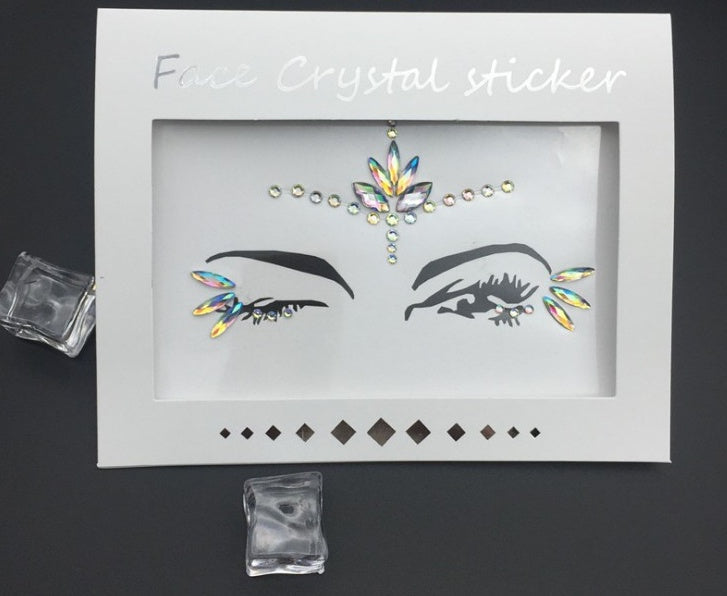 HKM-784147 Temporary Glitter Eye Makeup Stickers with Sequin Design for Children’s Shows