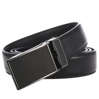 HKM-001811 Unisex Adjustable Ratchet Belt with Durable Alloy Buckle