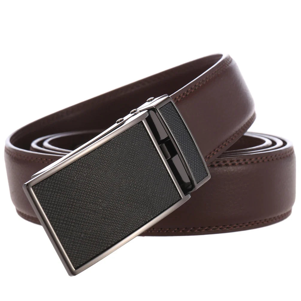 KTX-001811 Unisex Adjustable Ratchet Belt with Durable Alloy Buckle