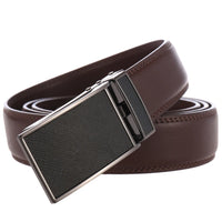 HKM-001811 Unisex Adjustable Ratchet Belt with Durable Alloy Buckle