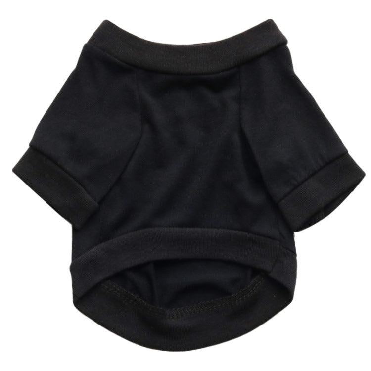 HKM-371667 Monogrammed Cotton T-shirts for Pets - Casual Style, Available in Multiple Sizes