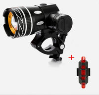 HKM-908755 Rechargeable LED Bicycle Headlight with Multiple Brightness Settings