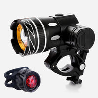 HKM-908755 Rechargeable LED Bicycle Headlight with Multiple Brightness Settings