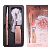 HKM-480531 Automatic Waterproof Eyebrow Pencil with Finely Carved Tip and Replacement Cores - Four Shades Available