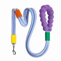 HKM-671827 Comfortable Foam Handle Pet Traction Leash - Durable Anti-Slip Nylon Rope for Dogs, 140cm Length