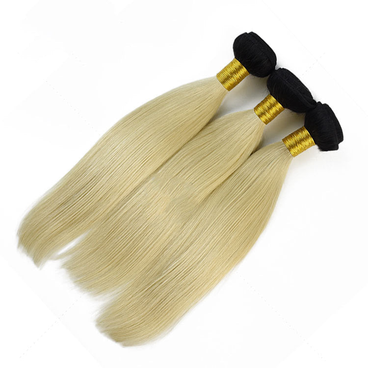 HKM-174419 Natural Long Hair Gradation Wig for Ladies