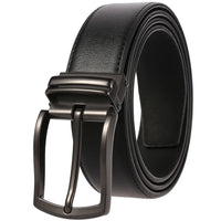 HKM-672979 Men's Leather Needle Buckle Strap Belt, Model LY35-000012-3, Durable and Stylish Design