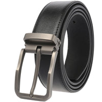 HKM-672979 Men's Leather Needle Buckle Strap Belt, Model LY35-000012-3, Durable and Stylish Design