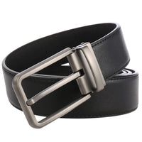 HKM-672979 Men's Leather Needle Buckle Strap Belt, Model LY35-000012-3, Durable and Stylish Design