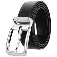 HKM-672979 Men's Leather Needle Buckle Strap Belt, Model LY35-000012-3, Durable and Stylish Design