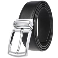 HKM-672979 Men's Leather Needle Buckle Strap Belt, Model LY35-000012-3, Durable and Stylish Design