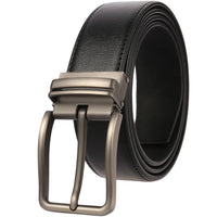 HKM-672979 Men's Leather Needle Buckle Strap Belt, Model LY35-000012-3, Durable and Stylish Design