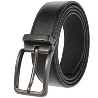 HKM-672979 Men's Leather Needle Buckle Strap Belt, Model LY35-000012-3, Durable and Stylish Design