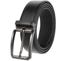 HKM-672979 Men's Leather Needle Buckle Strap Belt, Model LY35-000012-3, Durable and Stylish Design