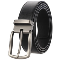 HKM-672979 Men's Leather Needle Buckle Strap Belt, Model LY35-000012-3, Durable and Stylish Design