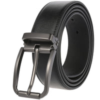 HKM-672979 Men's Leather Needle Buckle Strap Belt, Model LY35-000012-3, Durable and Stylish Design