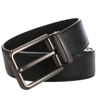 HKM-672979 Men's Leather Needle Buckle Strap Belt, Model LY35-000012-3, Durable and Stylish Design