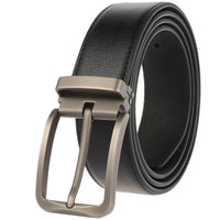 HKM-672979 Men's Leather Needle Buckle Strap Belt, Model LY35-000012-3, Durable and Stylish Design