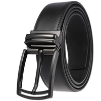 HKM-672979 Men's Leather Needle Buckle Strap Belt, Model LY35-000012-3, Durable and Stylish Design