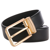 HKM-672979 Men's Leather Needle Buckle Strap Belt, Model LY35-000012-3, Durable and Stylish Design