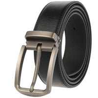 HKM-672979 Men's Leather Needle Buckle Strap Belt, Model LY35-000012-3, Durable and Stylish Design