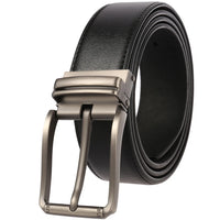 HKM-672979 Men's Leather Needle Buckle Strap Belt, Model LY35-000012-3, Durable and Stylish Design