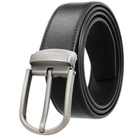 HKM-672979 Men's Leather Needle Buckle Strap Belt, Model LY35-000012-3, Durable and Stylish Design