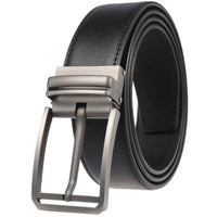 HKM-672979 Men's Leather Needle Buckle Strap Belt, Model LY35-000012-3, Durable and Stylish Design