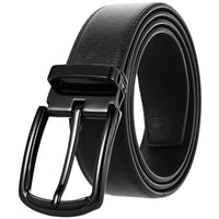 HKM-672979 Men's Leather Needle Buckle Strap Belt, Model LY35-000012-3, Durable and Stylish Design