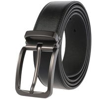 HKM-672979 Men's Leather Needle Buckle Strap Belt, Model LY35-000012-3, Durable and Stylish Design