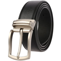 HKM-672979 Men's Leather Needle Buckle Strap Belt, Model LY35-000012-3, Durable and Stylish Design