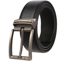 HKM-672979 Men's Leather Needle Buckle Strap Belt, Model LY35-000012-3, Durable and Stylish Design