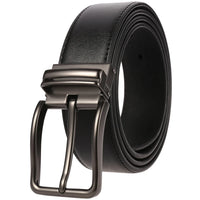 HKM-672979 Men's Leather Needle Buckle Strap Belt, Model LY35-000012-3, Durable and Stylish Design