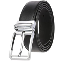 HKM-672979 Men's Leather Needle Buckle Strap Belt, Model LY35-000012-3, Durable and Stylish Design