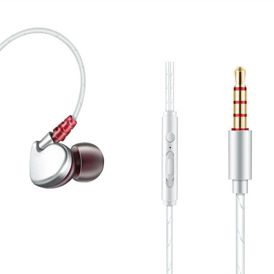 KTX-799059 Genuine Mobile Phone Headphones with Line Control and Subwoofer for Enhanced Sound Quality