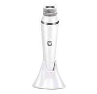 HKM-741523 Ultrasound Rechargeable Facial Cleanser with Multiple Brush Heads and USB Charging