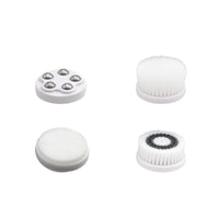 HKM-741523 Ultrasound Rechargeable Facial Cleanser with Multiple Brush Heads and USB Charging