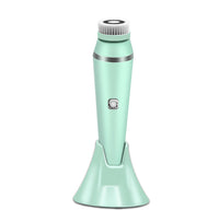 HKM-741523 Ultrasound Rechargeable Facial Cleanser with Multiple Brush Heads and USB Charging