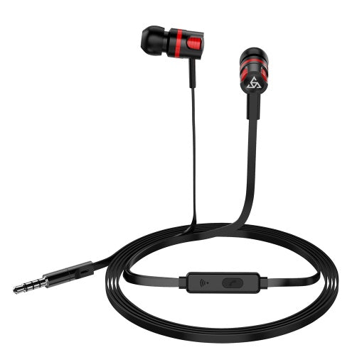 KTX-164115 In-Ear Wired Headphones with 3.5mm Connector and Integrated Microphone for Mobile Use